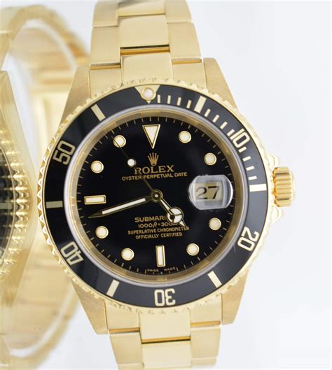 solid gold rolex submariner|Rolex Submariner gold and stainless.